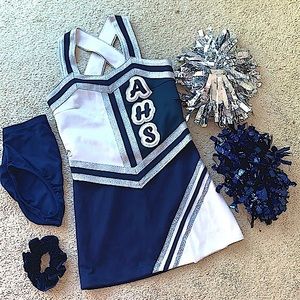 AHS Real Cheerleader Team Uniform & Show Poms